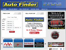 Tablet Screenshot of cgcautofinder.com